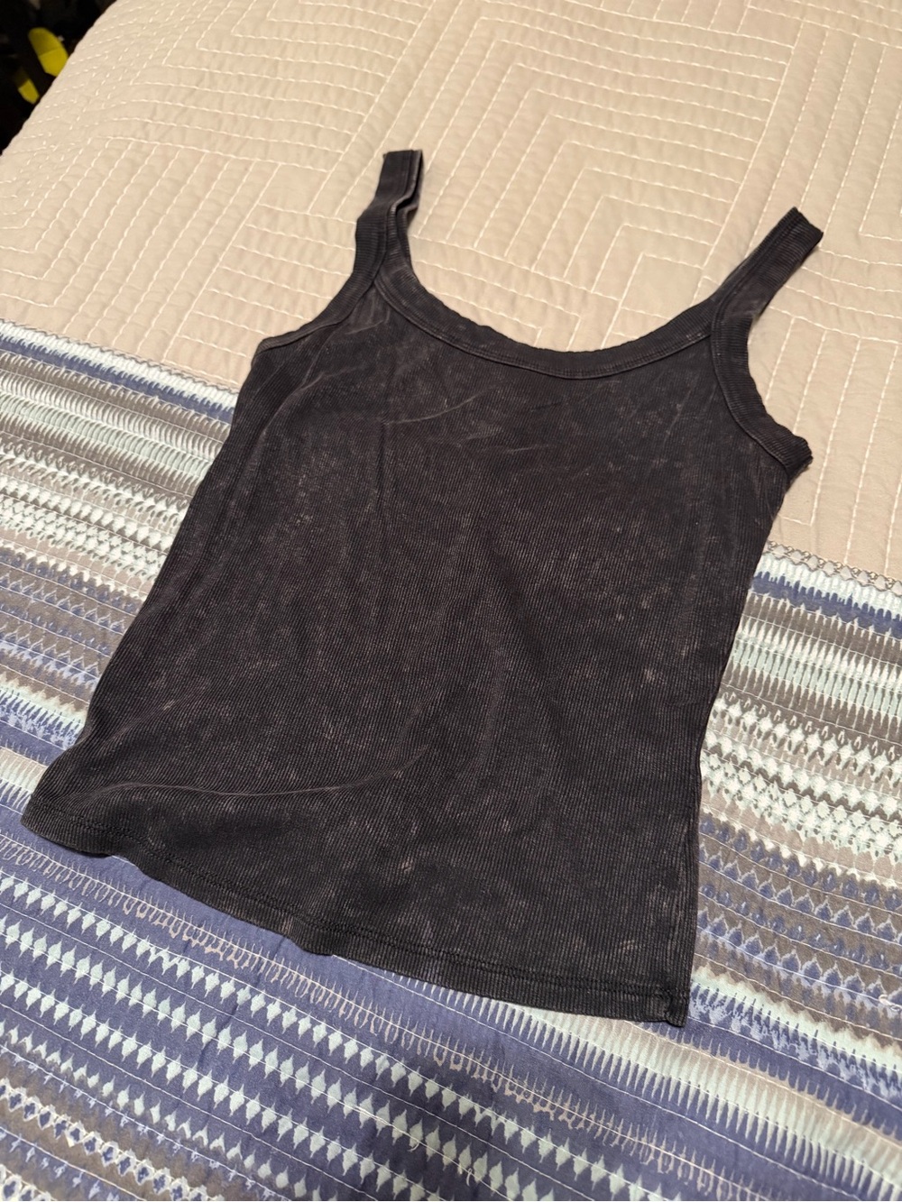New Black Ribbed Tank Top - Women's Sleeveless Cami